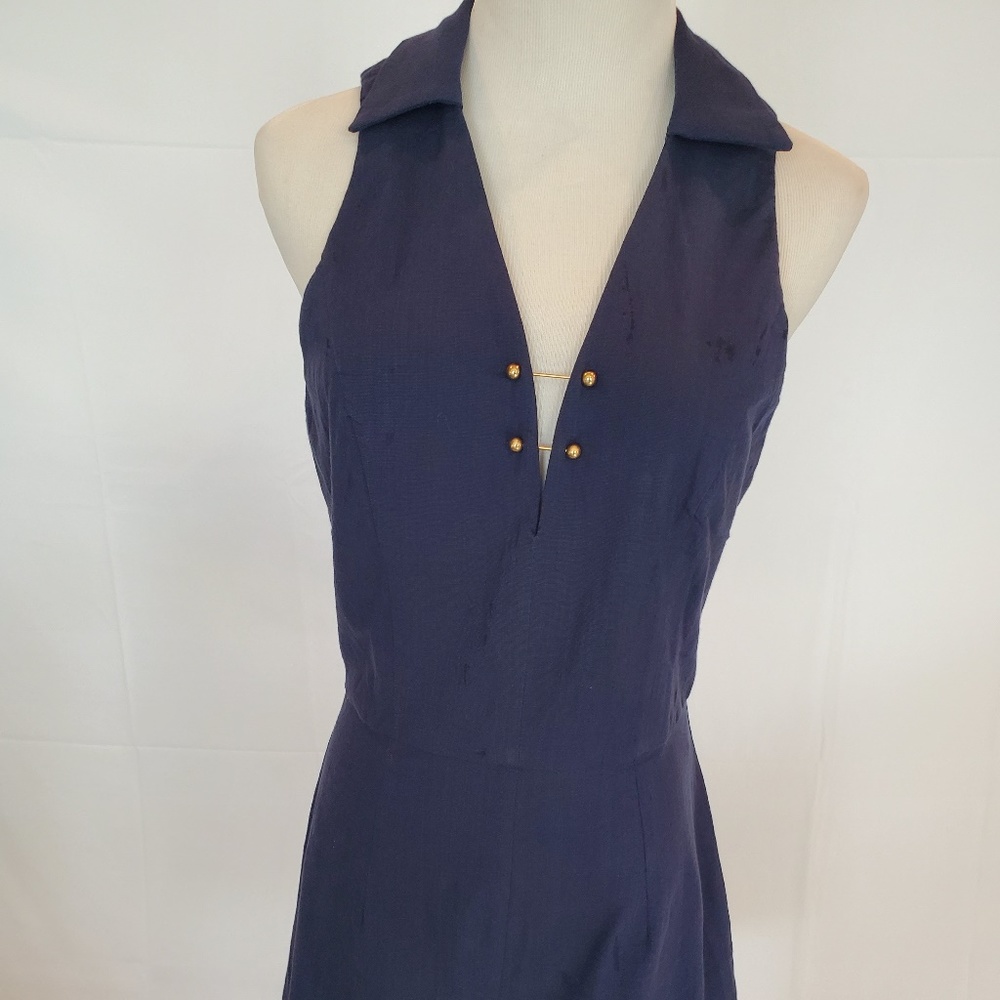 2 for $40 NWT Navy Linen Romper